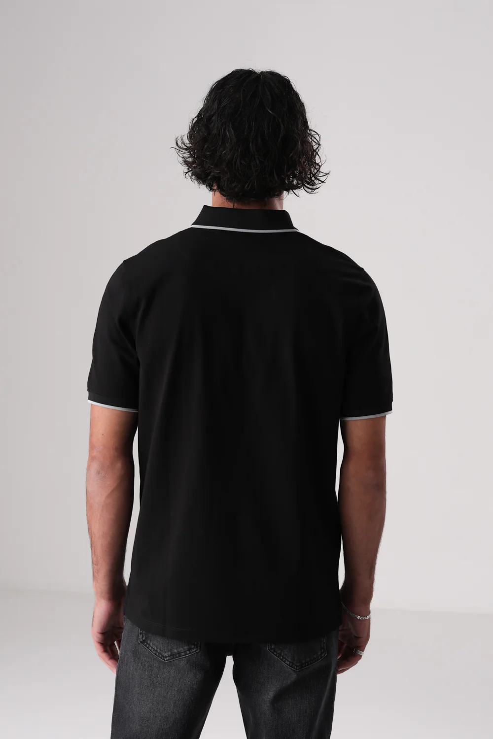 חולצת פולו פיקה סגירת רוכסן - Image 6