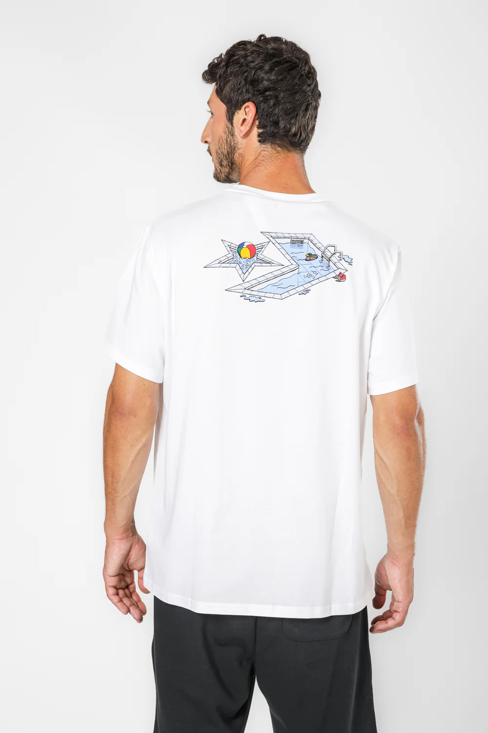 טישירט POOL SIDE STAR CHEV לגברים - Image 3