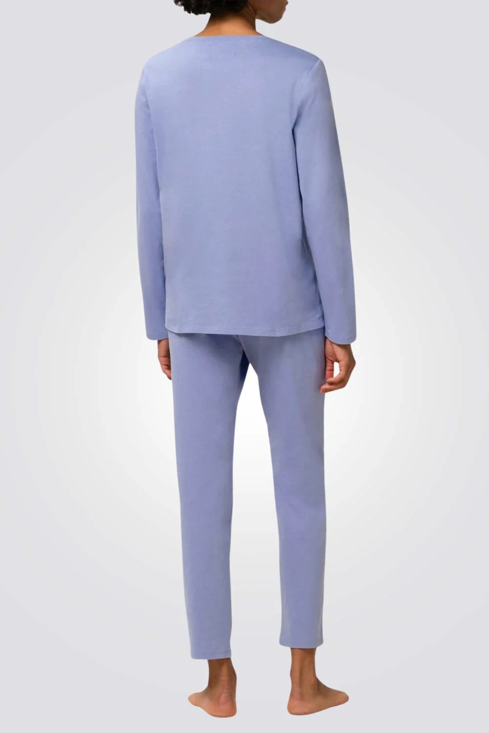 סט פיג'מה לנשים בצבע סגול - Image 3