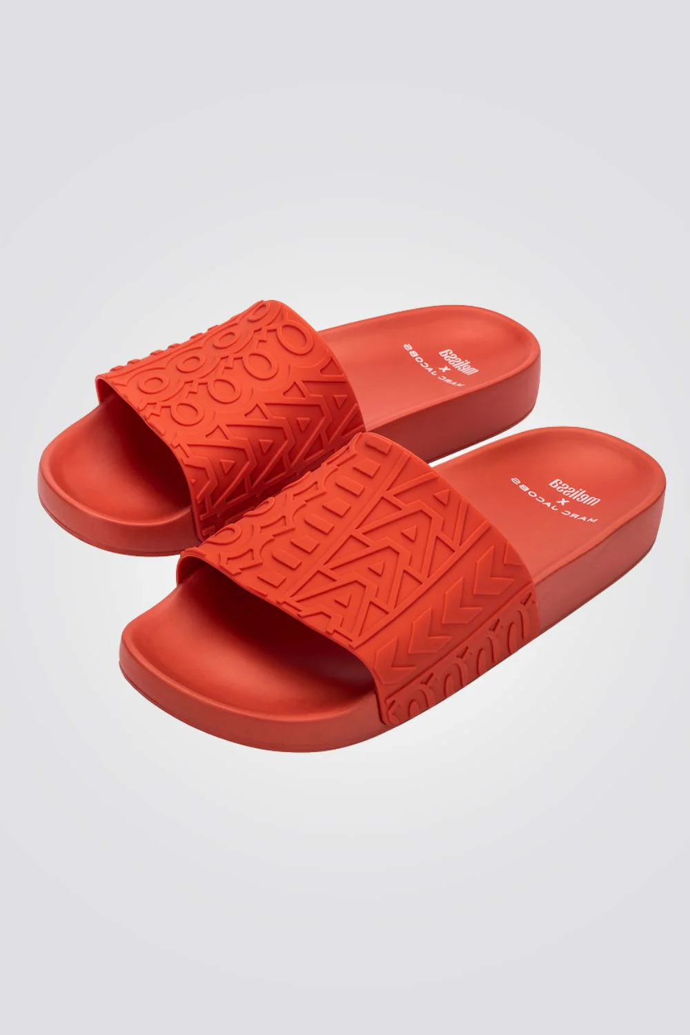 כפכפים לנשים SLIDE+ MARC JACOBS AD בצבע אדום - Image 3