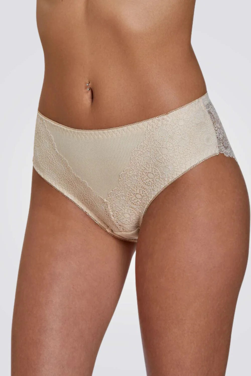 תחתוני תחרה RIB LACE MAXI - Image 3