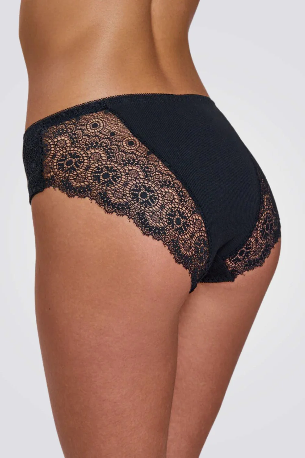 תחתוני תחרה RIB LACE MAXI - Image 6