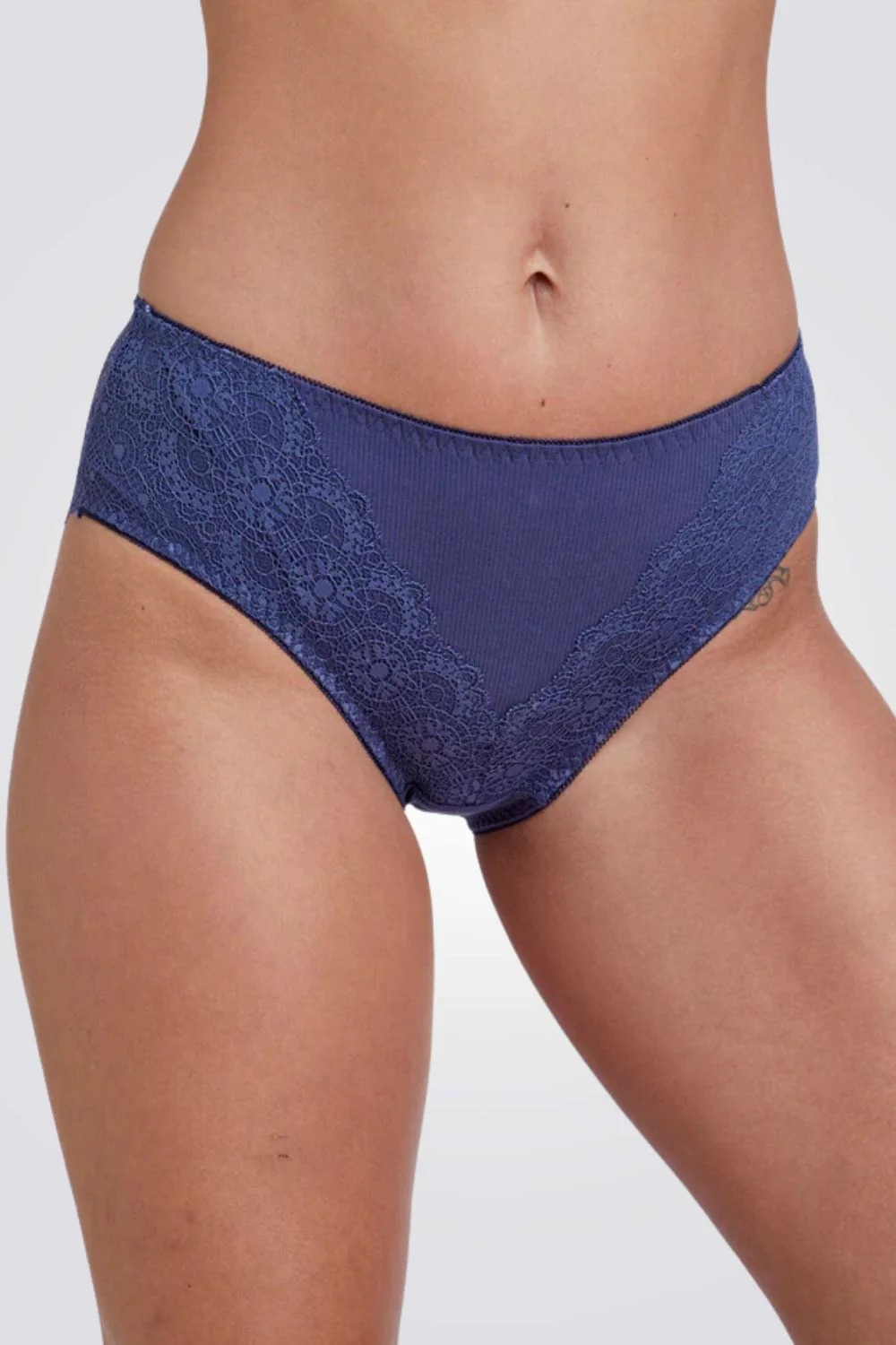 תחתוני תחרה RIB LACE MAXI - Image 7