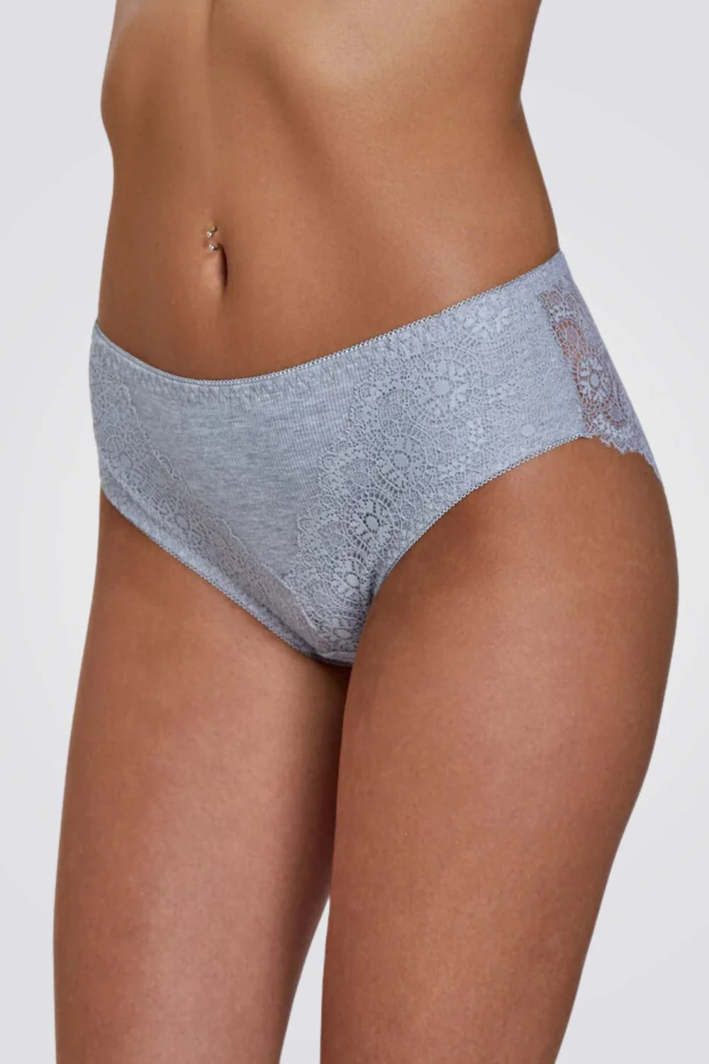 תחתוני תחרה RIB LACE MAXI - Image 9
