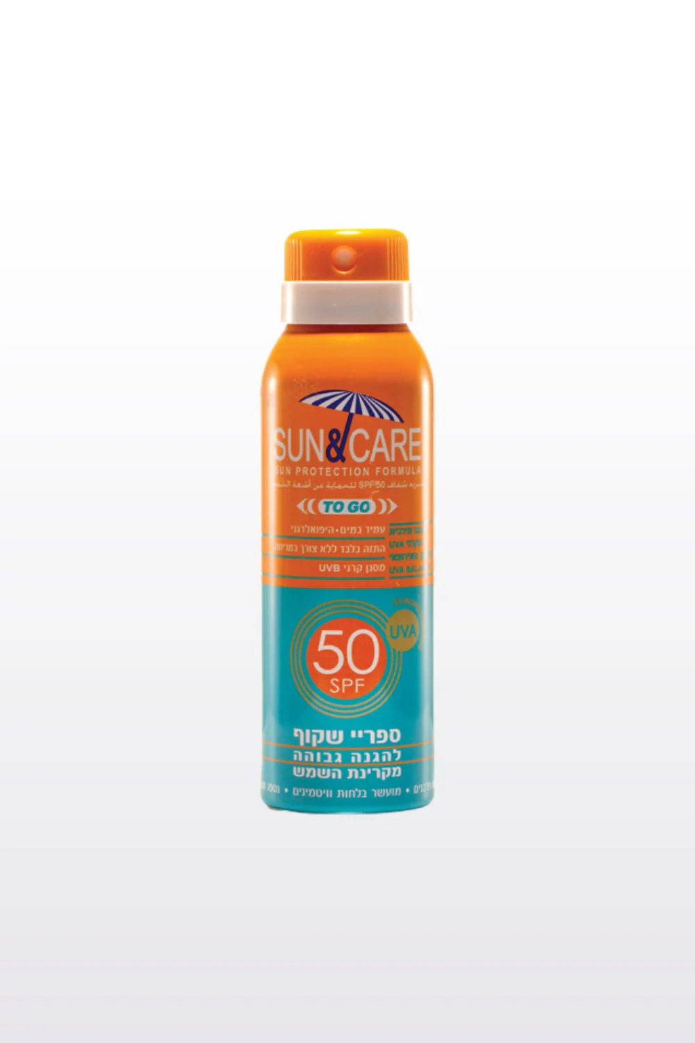 ספריי הגנה שקוף SPF50