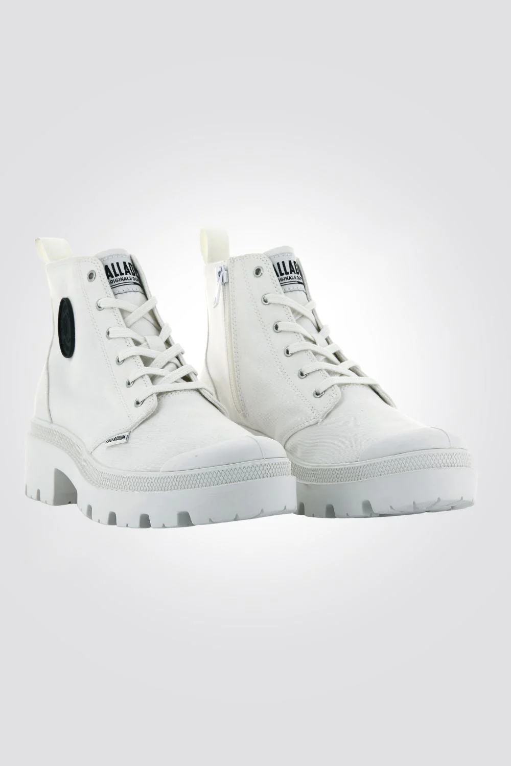 מגפונים לנשים PALLABASE TWILL STAR WHITE בצבע לבן - Image 5
