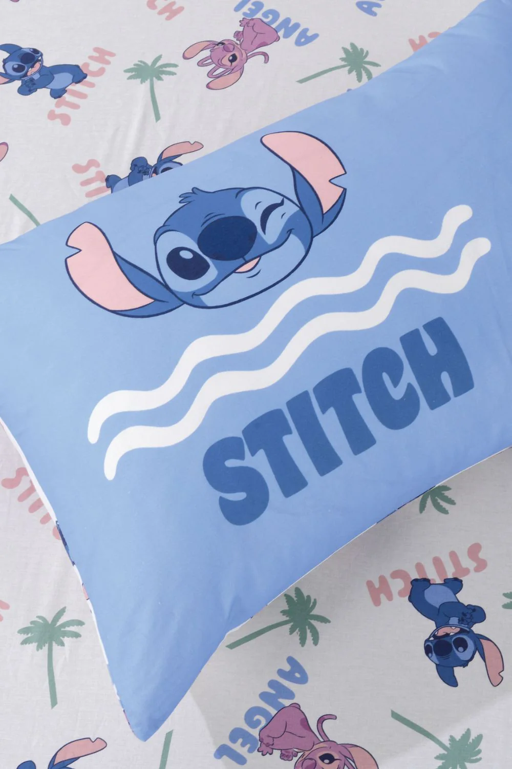 סט מצעים מיטת יחיד 90/200 ס"מ Stitch & Angel | דיסני - Image 2