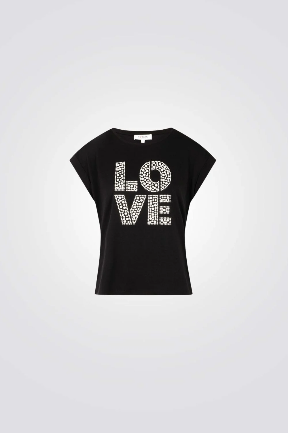 טישירט LOVE עם עיטור ניטים - Image 9
