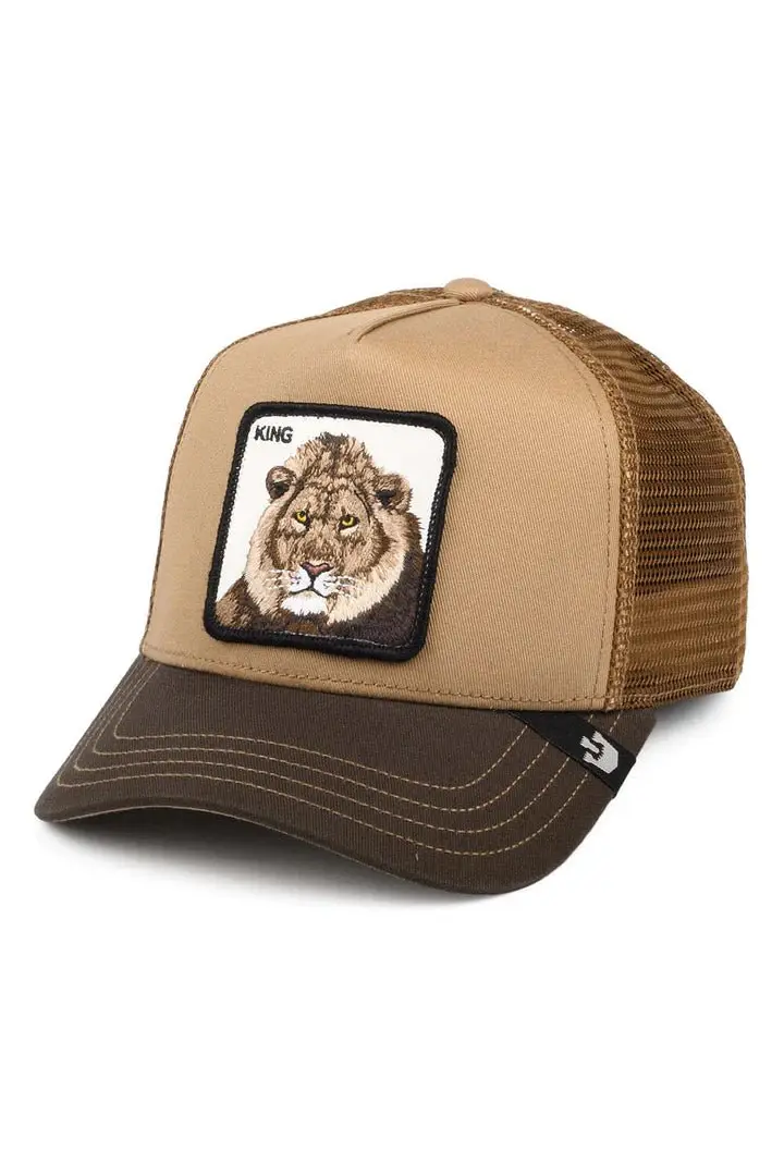 כובע מצחייה THE KING LION בצבע חום - Image 6