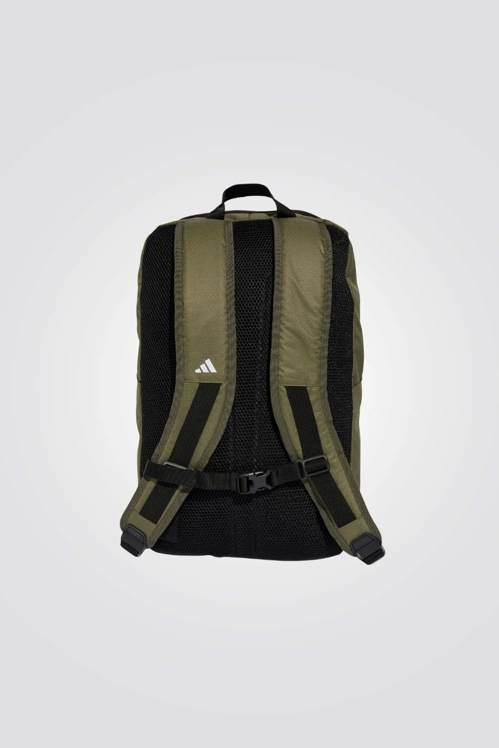 תיק גב 23L ESSENTIALS 3-STRIPES בצבע ירוק זית ושחור - Image 2