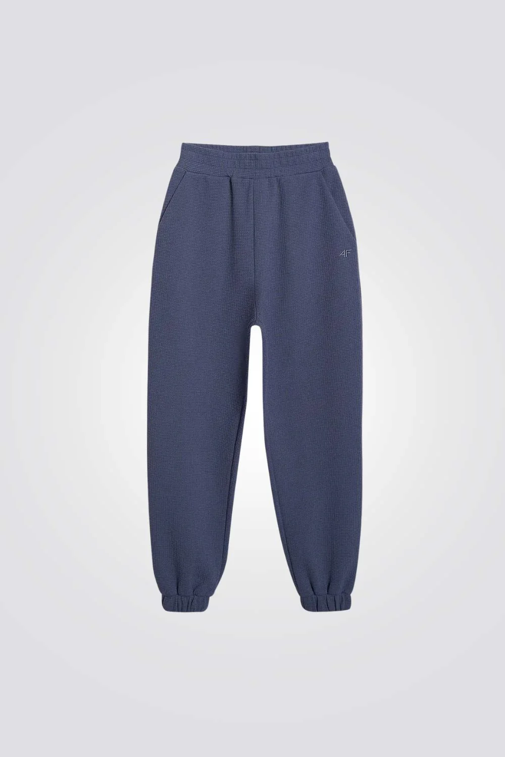 מכנסיים ארוכים Waffle-Knit Sweatpants לנשים | 4F - Image 6