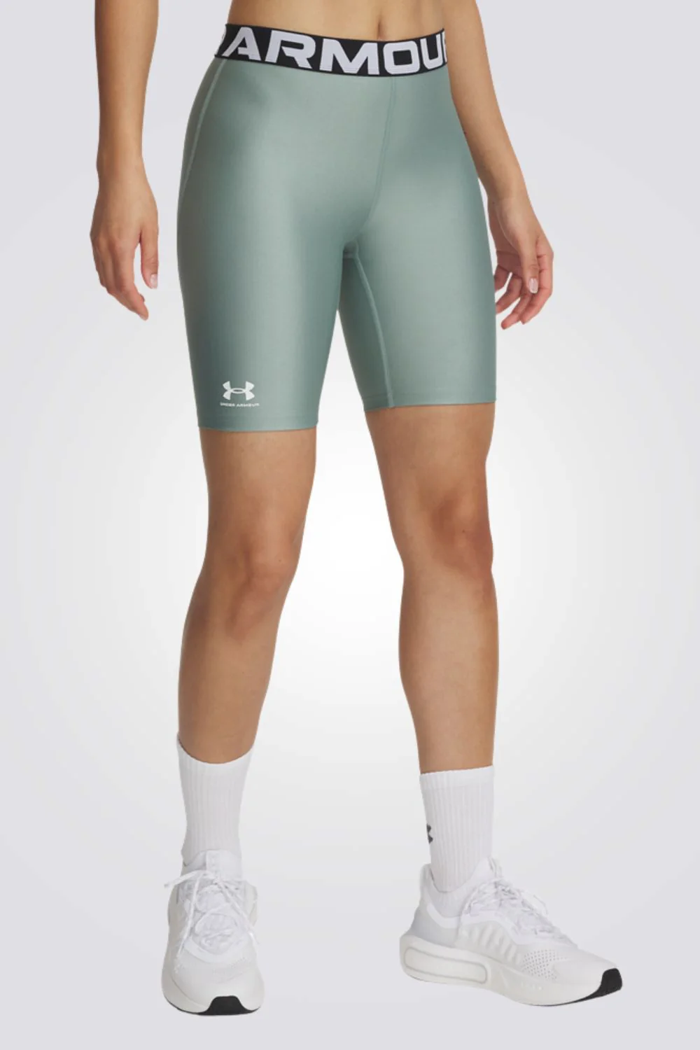 טייץ ספורט קצר Heat Gear 8in Shor לנשים - Image 2