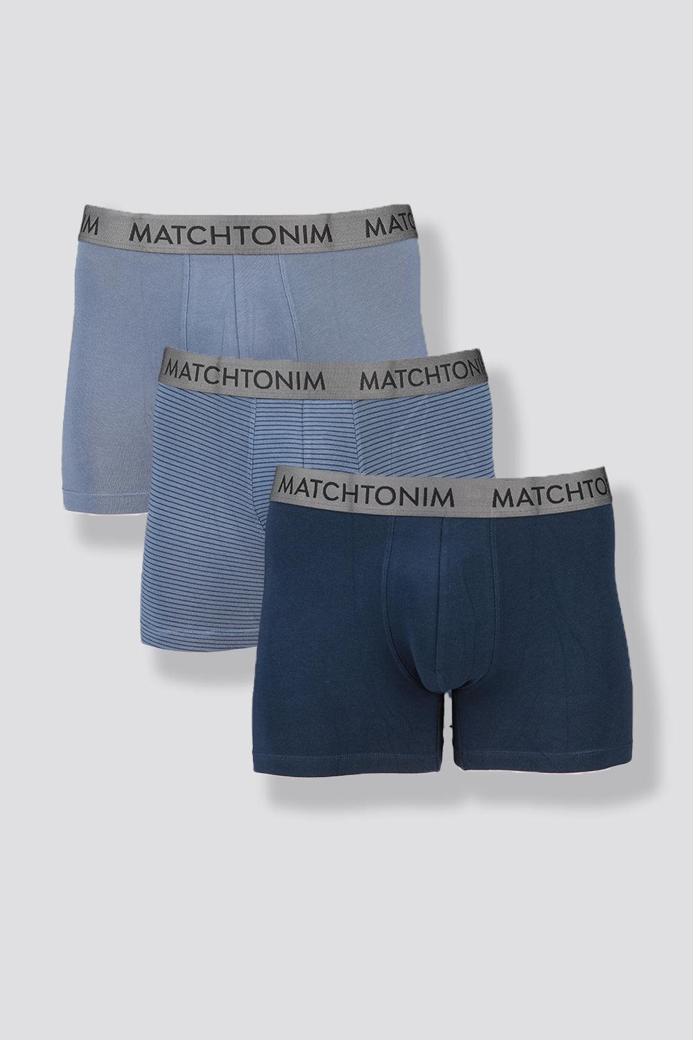 מארז 3 תחתוני בוקסר  COTTON STRETCH
