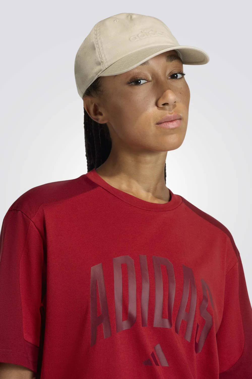 כובע Washed Dad Cap בצבע בז' | אדידס - Image 5