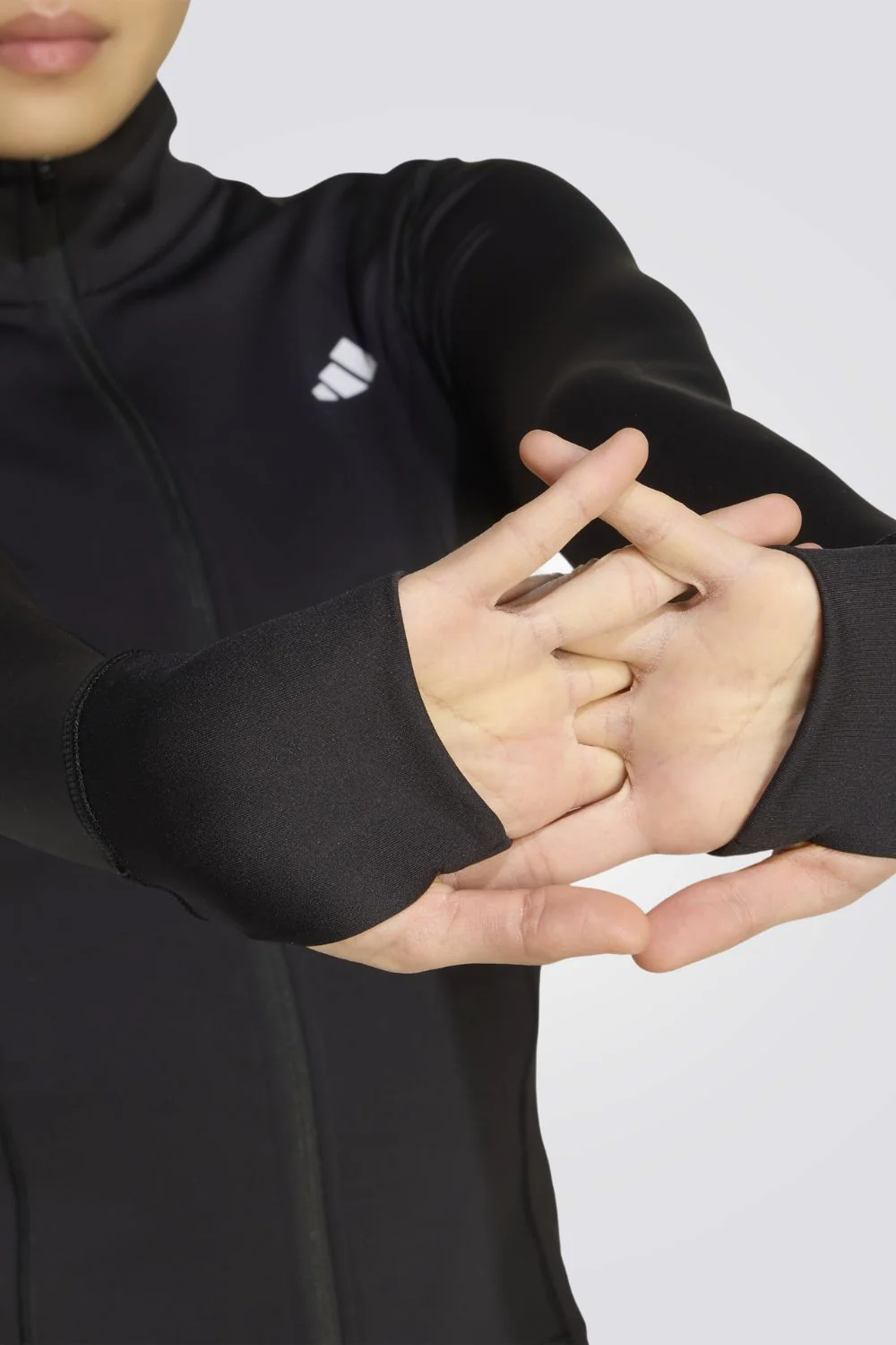 ג'קט ספורט צמוד  Essentials zip-through jacket לנשים - Image 3