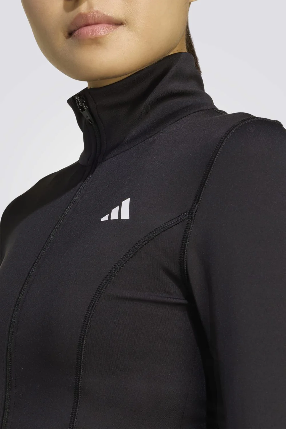 ג'קט ספורט צמוד  Essentials zip-through jacket לנשים - Image 4