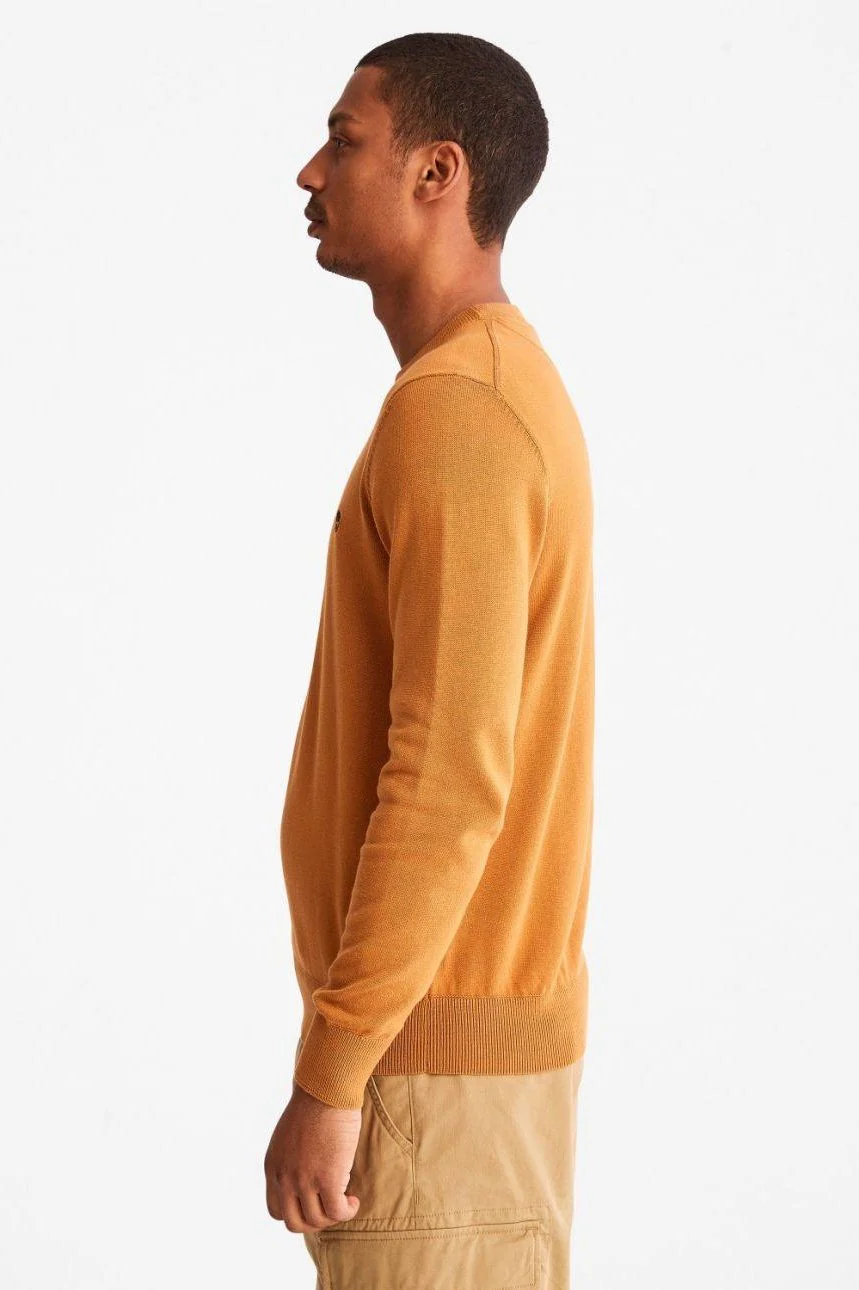 סריג CREW NECK בצבע קאמל - Image 4