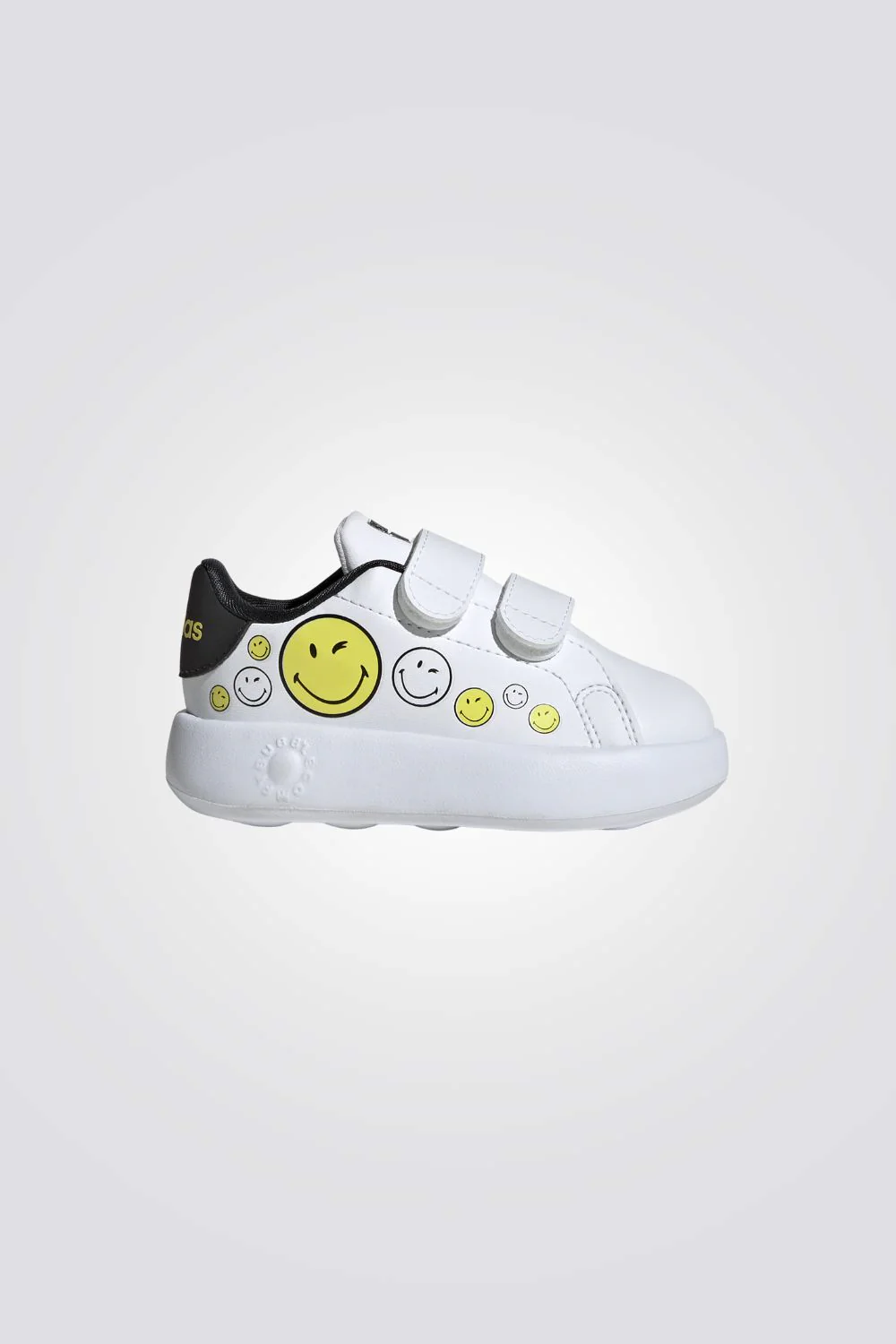 נעליים לתינוקות ADVANTAGE SMILEY בצבע לבן | אדידס