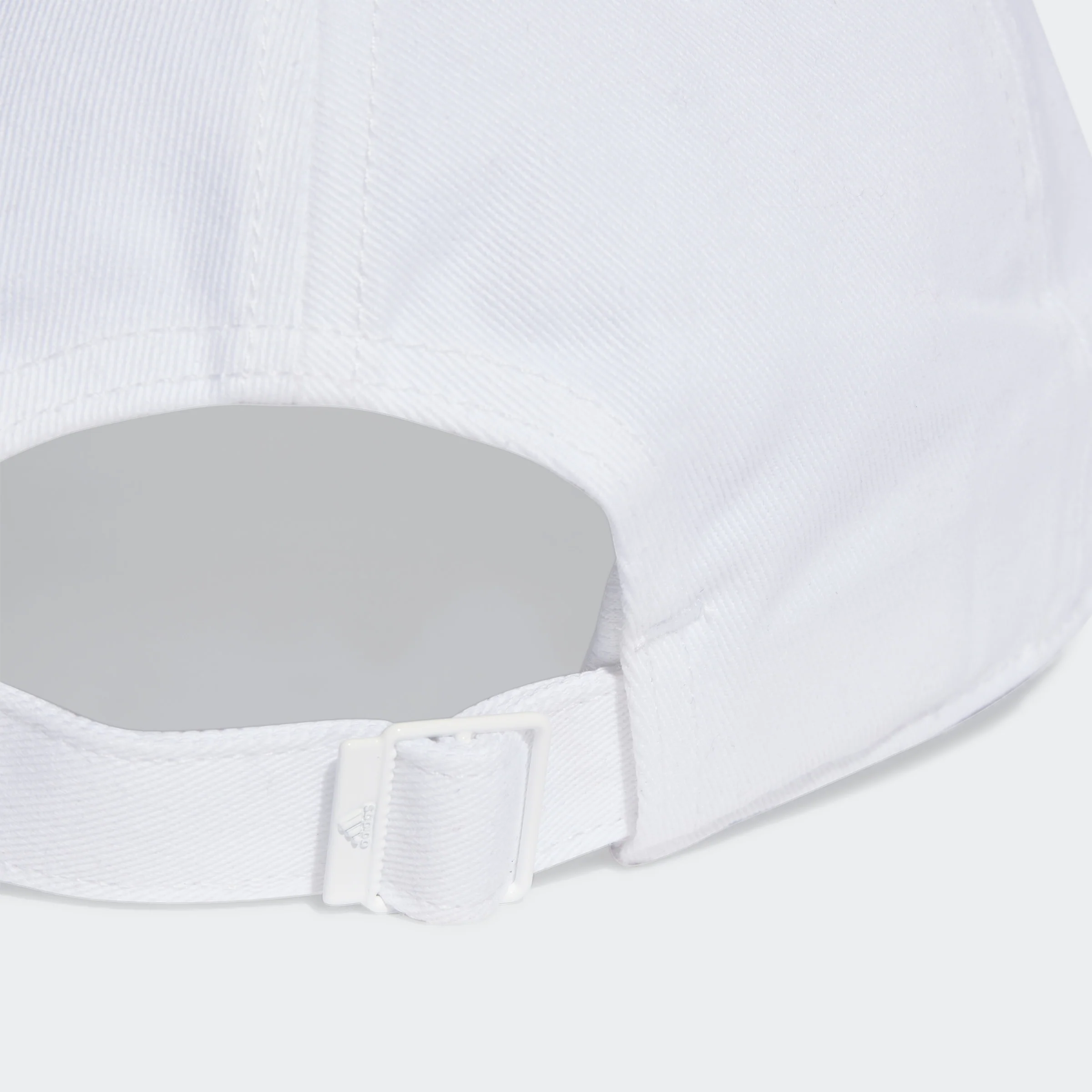 כובע 3-STRIPES COTTON TWILL בצבע לבן ושחור - Image 4