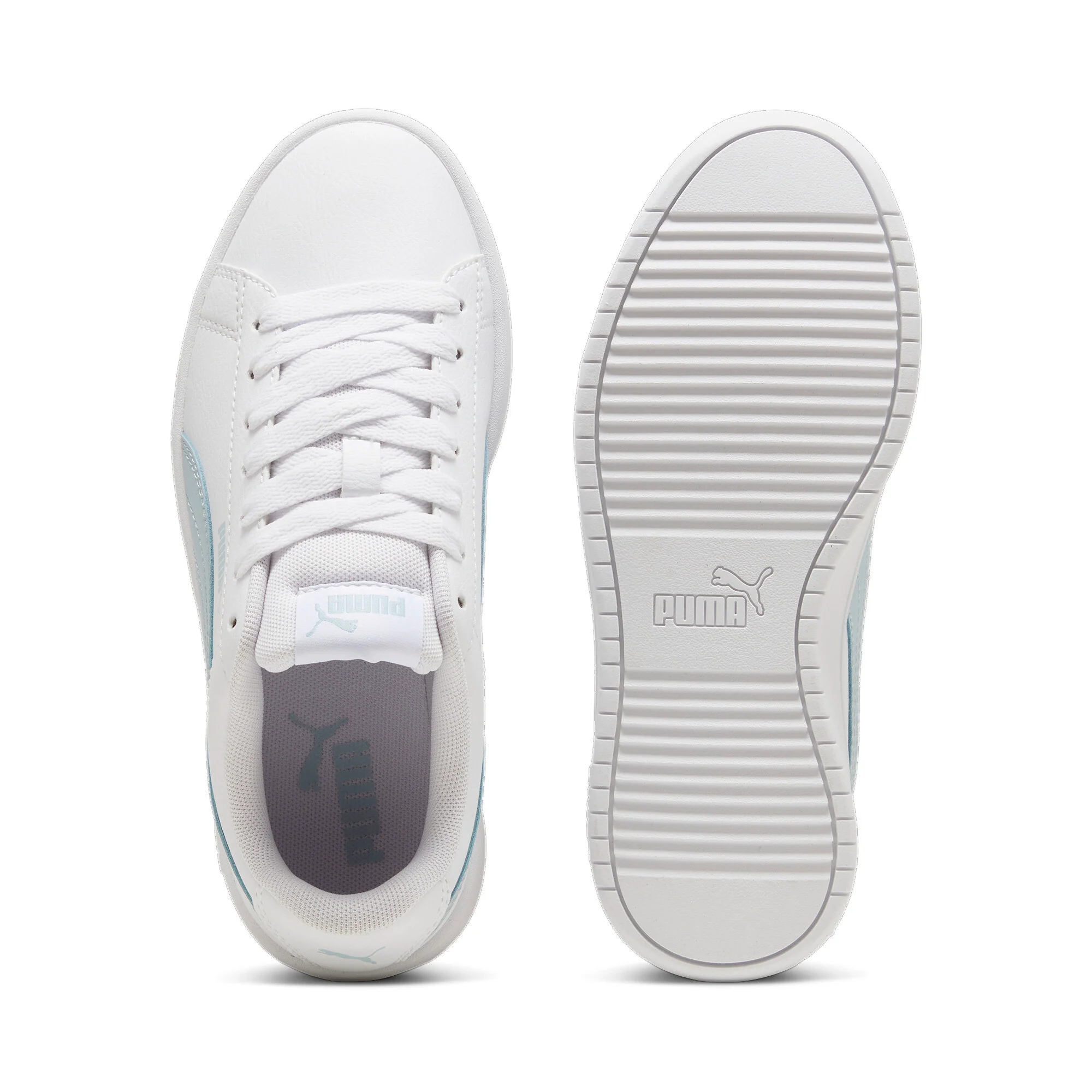 סניקרס לנשים Rickie Classic בצבע לבן ותכלת - Image 6