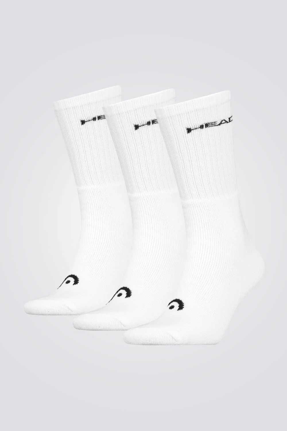 מארז שלישיית גרבי ספורט CREW 3P UNISEX בצבע לבן