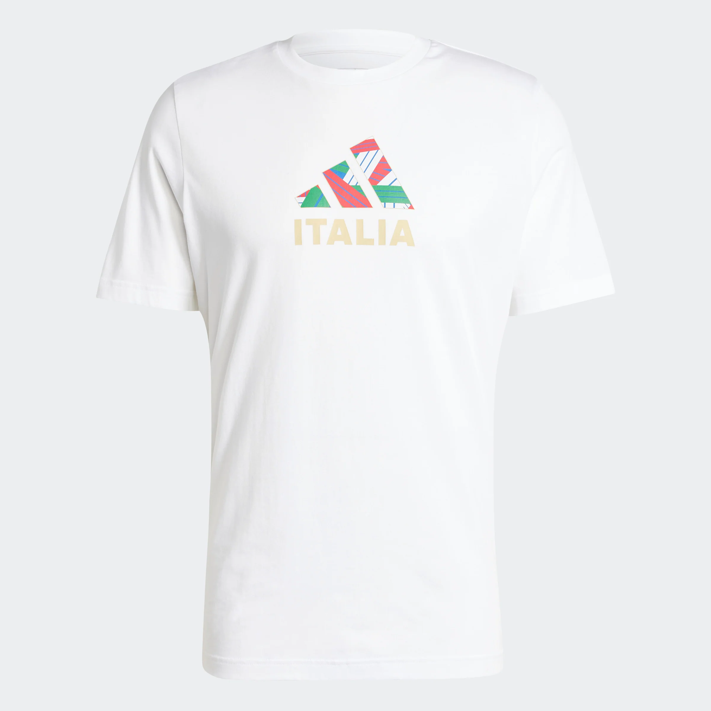 טישירט לגברים ITALY FOOTBALL FAN GRAPHIC בצבע לבן - Image 4
