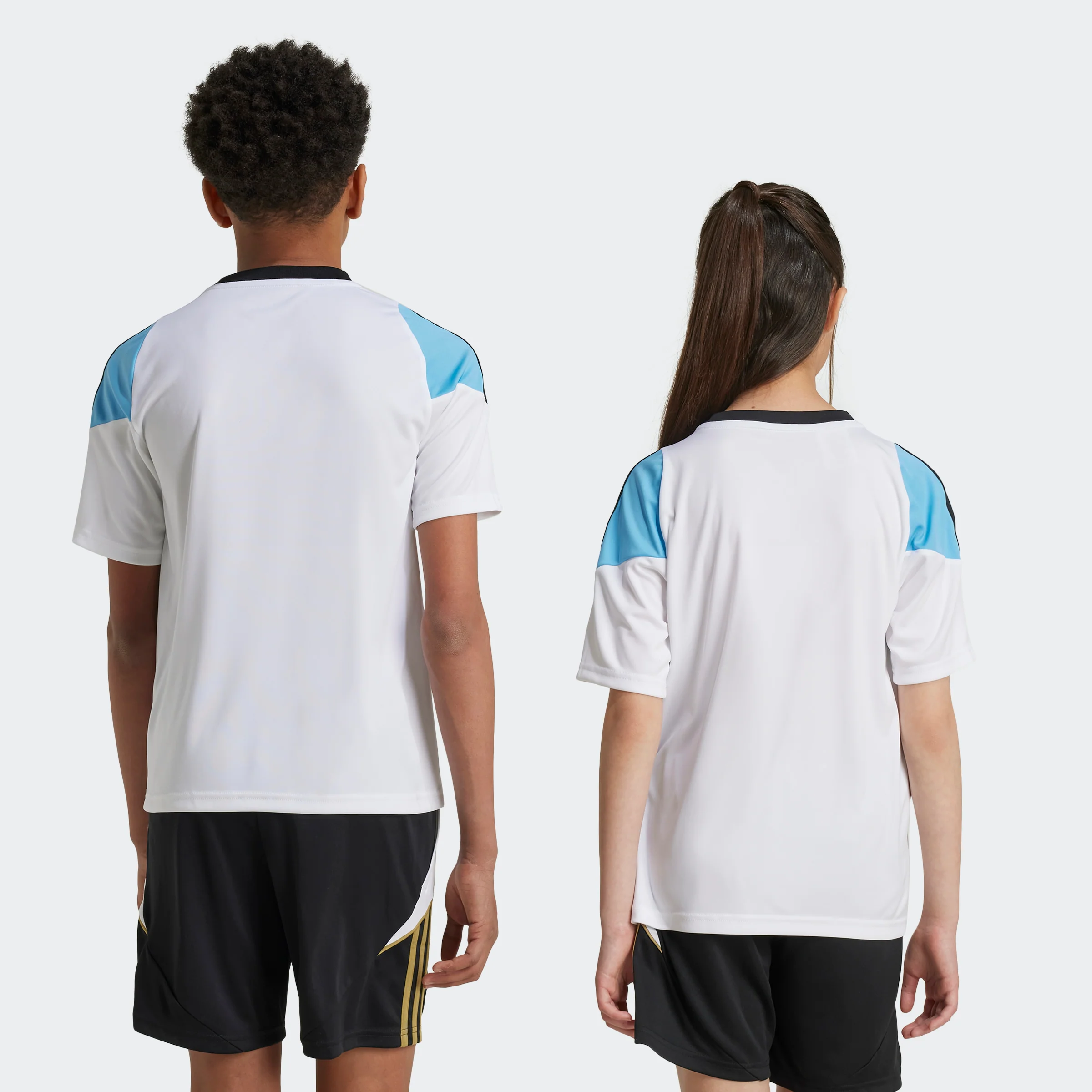 טישירט לילדים MESSI TRAINING JERSEY בצבע לבן ותכלת - Image 7