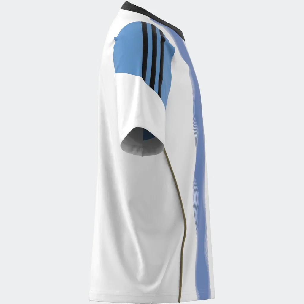 טישירט לילדים MESSI TRAINING JERSEY בצבע לבן ותכלת - Image 8
