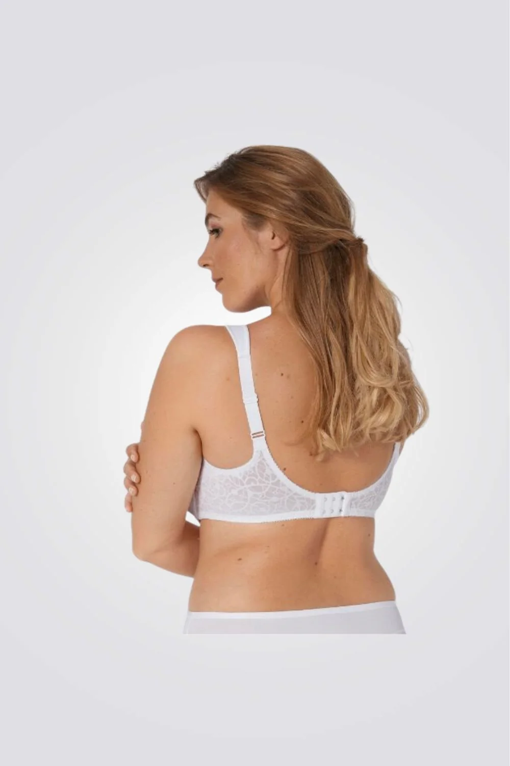 חזיית מינימייזר Modern Soft+Cotton W01 בצבע לבן - Image 2