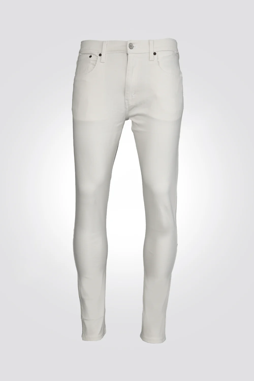 WHITE-POCKETS גי'נס לגברים 512 בצבע לבן - Image 8