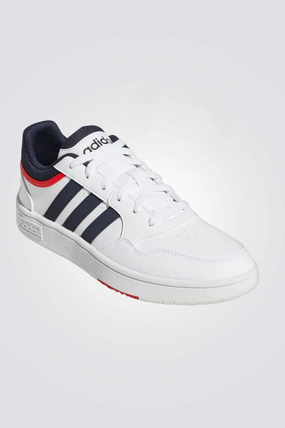 סניקרס לגברים HOOPS 3.0 LOW CLASSIC VINTAGE בצבע לבן ואדום - Image 2