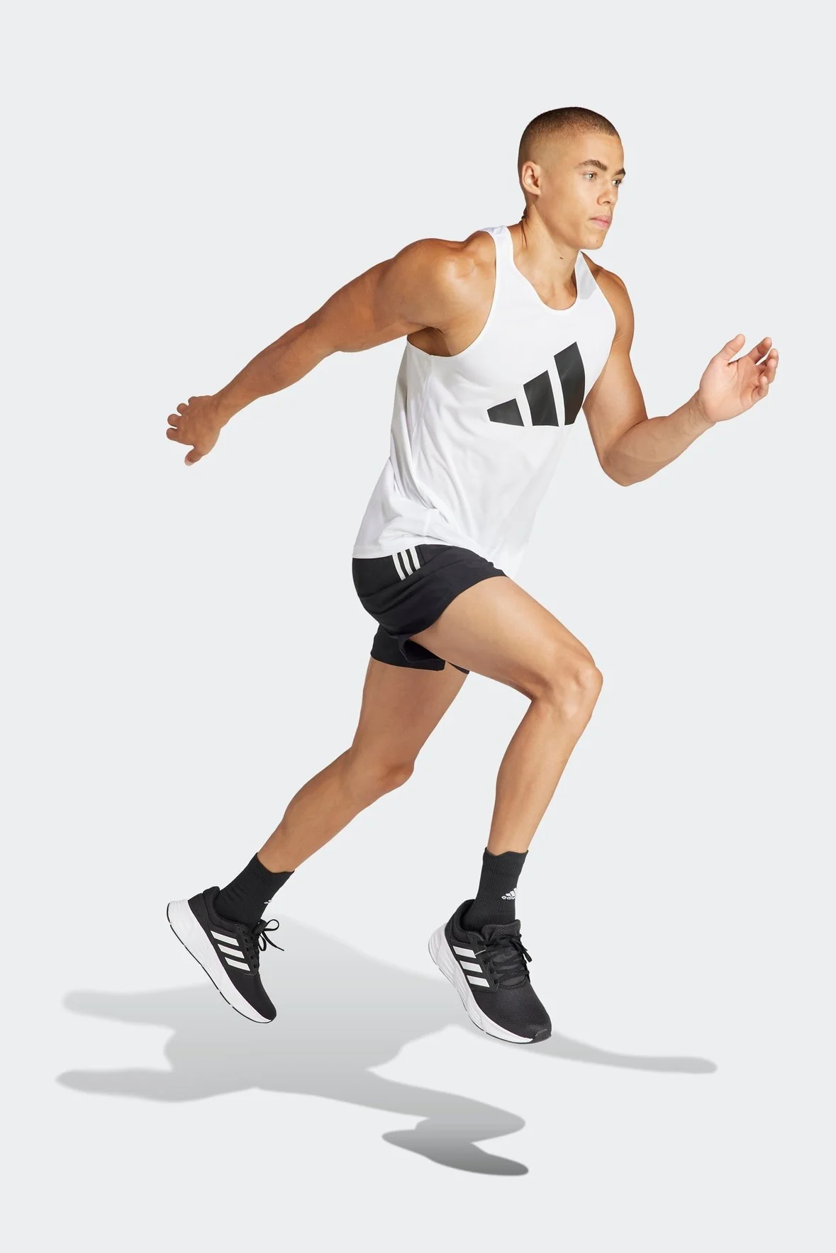 גופייה לגברים RUN IT בצבע לבן - Image 3