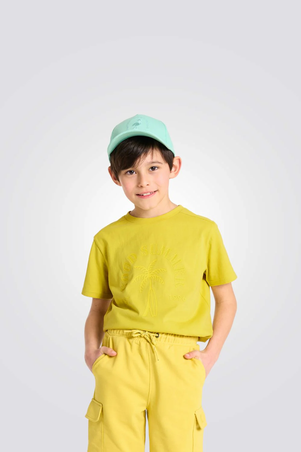 טישירט לילדים בצבע צהוב עם הדפס - Image 3