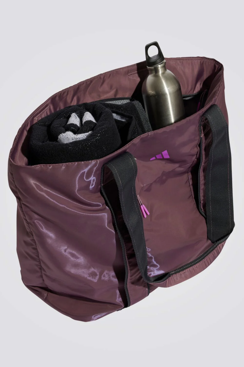 תיק אימון YOGA TOTE בצבע סגול כהה לנשים - Image 4